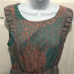 Hello Miss  Turquoise and Orange Dress Size M Photo 3