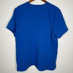 FIGS Catarina one pocket scrub top Royal Blue V neck technical collection Sz XXL Photo 7