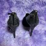 Cosmopolitan  High Heel Women’s Ankle Booties Pointed Snake Print Suede Pumps 11M Photo 3