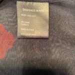 Intermix  Silk Blouse, v neck, button front, long sleeve,‎ size Large Photo 6