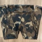 Athleta  Run‎ Free Camo 7/8 Tight Arbor Olive High Rise Side Pocket Leggings XS Photo 0