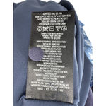 Maeve  Anthropologie Navy Sleeveless Fringe Hem Shift Dress Blue Trim Size 6 Photo 4