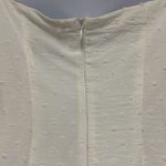 Revolve Rumer White Swiss Dot Gypsy A Line Mini Dress Cutouts Long Sleeve NWT White Photo 6