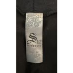 Vintage Y2K S Twelve Womens Small Black‎ Cardigan Long Sleeve Rhinestone Grunge Photo 8