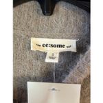 ee:some Women's Fuzzy Cropped High Low Beige Sweater NWT Size Small (5406) Photo 3