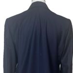 Lands' End Lands’ End Blazer 2 Button Closure Notch Lapel Wool Blend Blue Women’s Size 12 Photo 7
