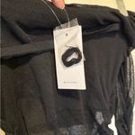 Lovers + Friends Black Off-Shoulder knit Mesh Crop Top Photo 7