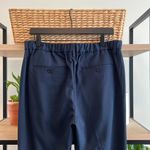 Banana Republic Slim Fit High-Rise Navy Woven Twill Career Dress Pant Trouser 33 Photo 4