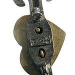 Arizona Jeans The Original Arizona Jean Company Brooch Pin Vintage Floral Heart Gold Tone Photo 3