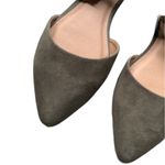 REPORT Hunter Green Tie Ankle D’Orsay Flats Size 6.5 Photo 1