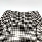 Ralph Lauren Vintage Lauren  Wool Houndstooth Pencil Skirt Size 6 Black White Y2K Photo 5