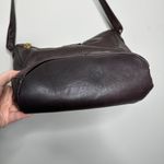 Perlina  Brown Leather Bag Gold Hardware Photo 5