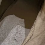 Maje  peep toe tan lace up suede heels Photo 7