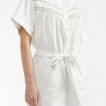 Outerknown linen cotton blend short sleeve white dress size small NWT Photo 1