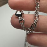 Swavorski Swarovski Crystal Sweet Blossom Pink Blue Aurora Borealis Necklace Silver Tone Photo 10