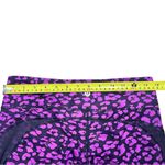 Lululemon Some Like It Hot Pink Purple Cheetah Leggings Size 6 Small Athleisure Photo 6