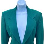 Vintage 1980’s J.G Hook 100% wool blazer Green Size 10 Photo 1