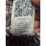 True Religion  Chunky crocheted Cotton Sweater Sz XS Photo 4