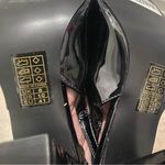 NWT London Rag All Nighter Black Patent Slingback Heels Size 10 Photo 4