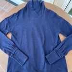 Lululemon  cozy navy blue running hoodie sz s Photo 2