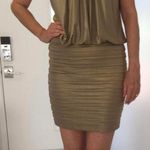 Cache Gold Bandage Mini Short Night Out Dress Photo 0
