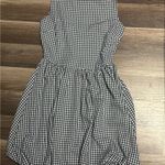 Black and White Gingham Dress Photo 0