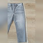 EXPRESS Mom Jean Super High Rise in gray Photo 6