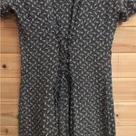 Rampage Vintage  Sz Small Ditsy Floral Wide Leg Jumpsuit Cottagecore Lace Up Back Photo 9