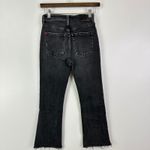 BDG Kick Flare High Rise Crop Jeans Washed Black Size 24 Photo 3