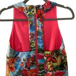 Nicole Miller Tropical Paradise Sundress with Pom Pom Fringe Hem Photo 8