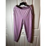 Time and Tru Purple Velour Track Top & Joggers M Size M Photo 3