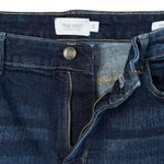 True Craft Juniors SZ 15 Skinny Jeans Distressed High-Rise Whiskered Dark Wash Photo 3