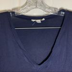 Zenana Outfitters Navy Blue V Neck Short Sleeve Tee size 2X Photo 3