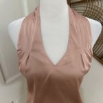 Superdown Halter V Neck Satin Top Sz XS Pink Flowy Feminine Coquette Photo 2