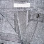 Fabiana Filippi Wool Blend Gray Beaded Hem Tapered Pants 38 MEDIUM Photo 2