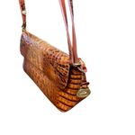 Brahmin Crocodile Embossed Daria Ombre Y2K Baguette Shoulder Bag Photo 3