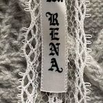 M Rena 100% lambswool gray crochet detailing V Photo 1