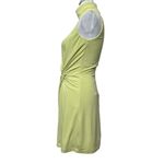 Song of Style Woodrow Mini Dress Small Key Lime Green Jersey Coctail Party Knot Photo 5
