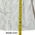 FatFace  Ivory Embroidered Long Sleeve Buttonup Rodeo Cowgirl Peasant XS/S Photo 9