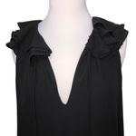 Amanda Uprichard x Revolve Belle Ruffle Black Dress M EUC Photo 6