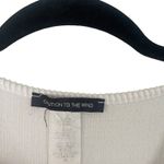 Caution to the Wind  Women's Size Medium White Ruffle Sleeve‎ Knee Dress Photo 5