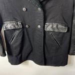 Current/Elliott Current Elliott leather wool coat women’s size 2 Photo 2