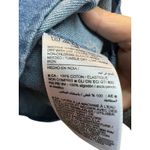 Old Navy Babydoll Denim Chambray Mini Swing Dress Medium Puff Sleeve A-Line Photo 4