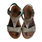 Roan By Bed Stu Women's Size 7.5 Martina Leather Sandals in Alkaline Epica Gray Photo 2