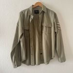 Rails  Loren Raw-Hem‎ Military Shirt Jacket Size M Photo 1