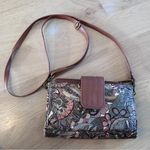 Sakroots multicolor paisley floral brown crossbody bag Photo 0