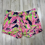Lilly Pulitzer The Callahan Short Vias Palmetto Leaf Print Size 0 Multicolor Photo 1