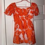 Hello Molly  NWOT Orange Mini Dress Size USA SMALL Photo 1