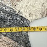 Curio Ny Beach Sweater XL Long Sleeve Open Weave Ribbon Muted Lagenlook Gauze Photo 5