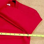 Rachel Parcell  Red Ruffled Bell Sleeve Blouse bodycon body fitting ponte top Photo 4